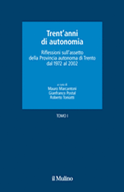 Cover Trent'anni di autonomia