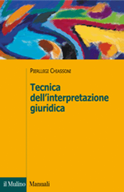 Cover Tecnica dell'interpretazione giuridica