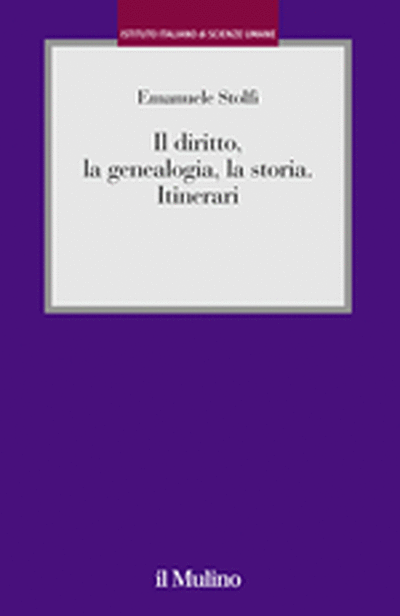 Cover Il diritto, la genealogia, la storia