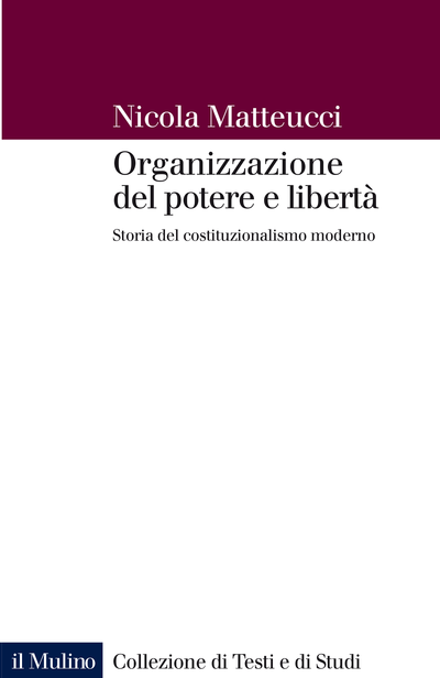Cover Organizzazione del potere e libertà